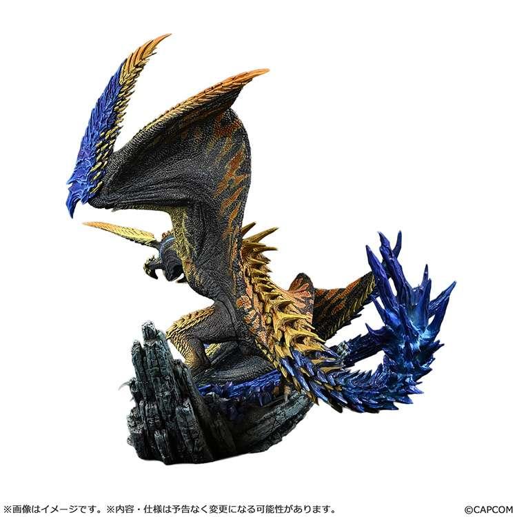 MONSTER HUNTER - Shining Thunder Wyvern Rey Dau - Statue 28cm - 3