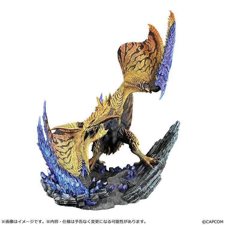 MONSTER HUNTER - Shining Thunder Wyvern Rey Dau - Statue 28cm - 5