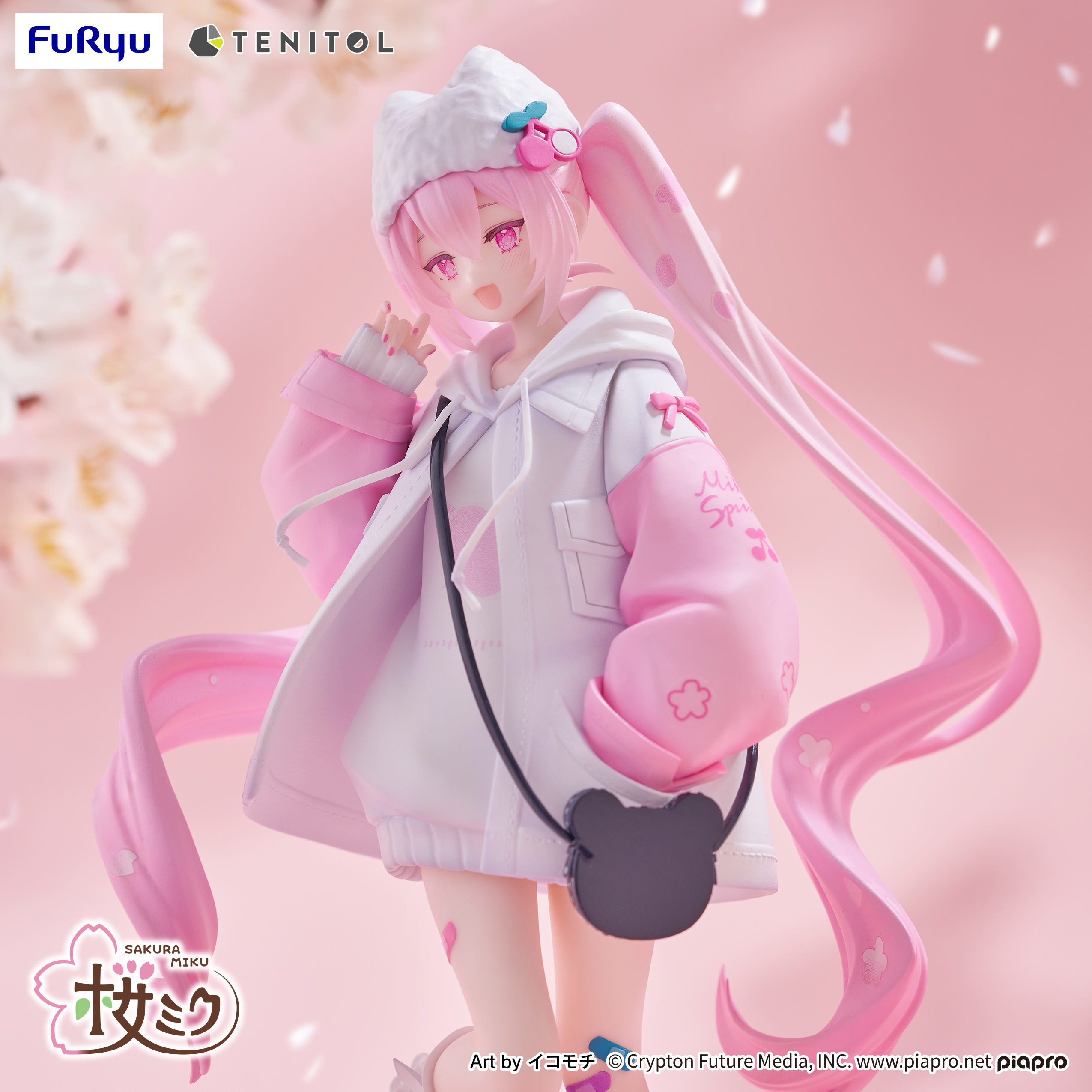 HATSUNE MIKU - Sakura Miku - Statuette Tenitol 19cm