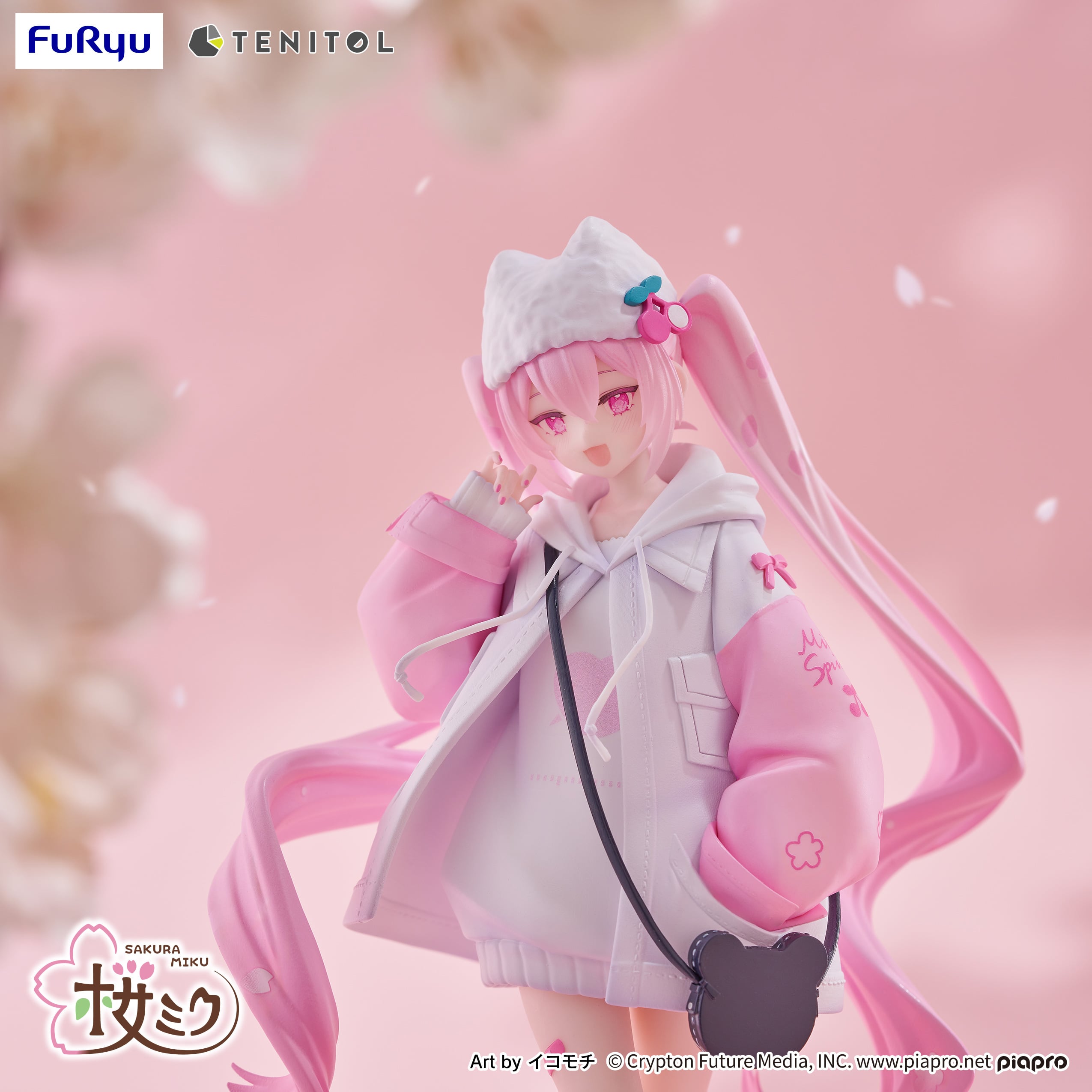 HATSUNE MIKU - Sakura Miku - Statuette Tenitol 19cm