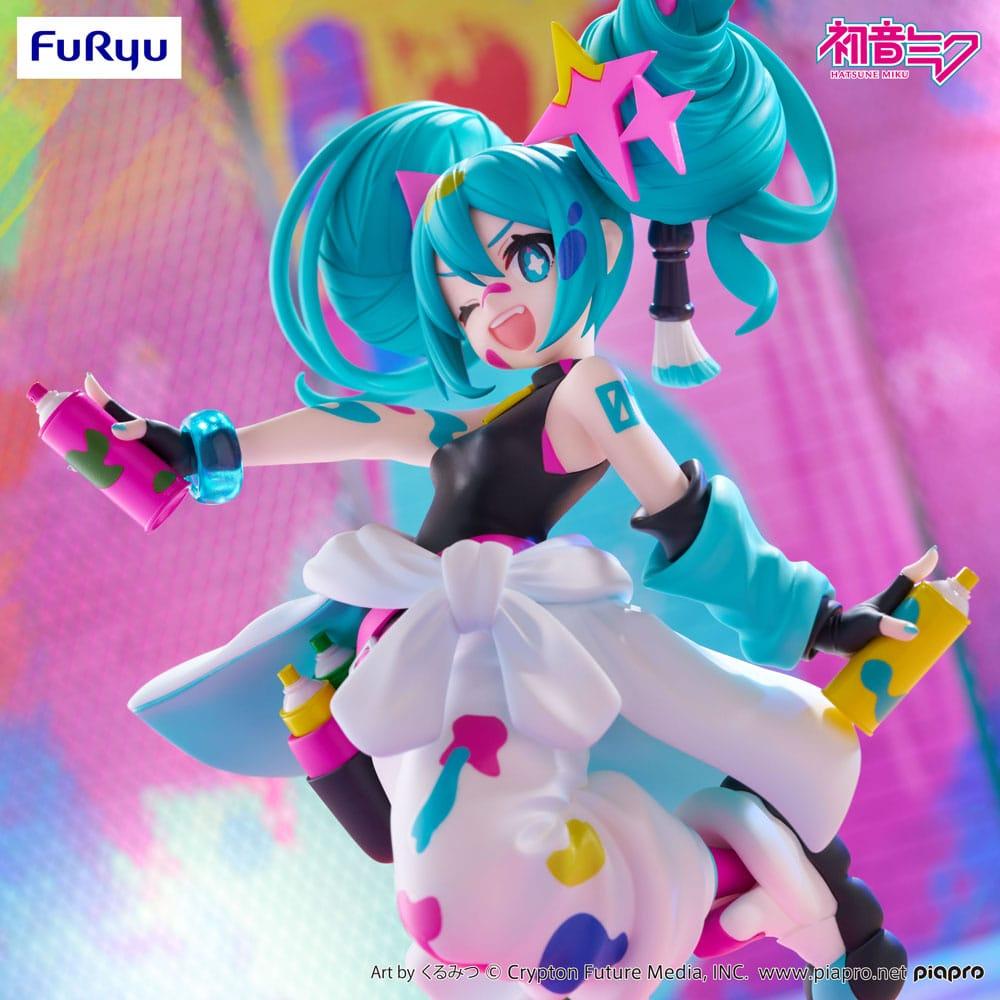 HATSUNE MIKU - Trio Try It Miku Paint Girl - Statue 23cm