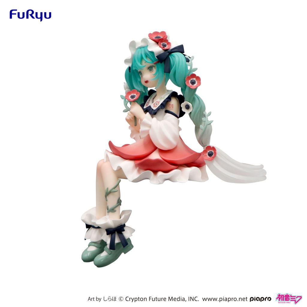 HATSUNE MIKU - Flower Fairy Anemone - Statuette Noodle Stopper 14cm - 2
