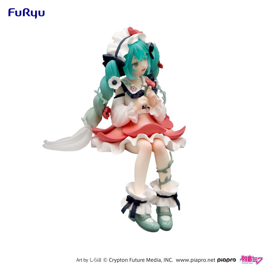 HATSUNE MIKU - Flower Fairy Anemone - Statuette Noodle Stopper 14cm - 4
