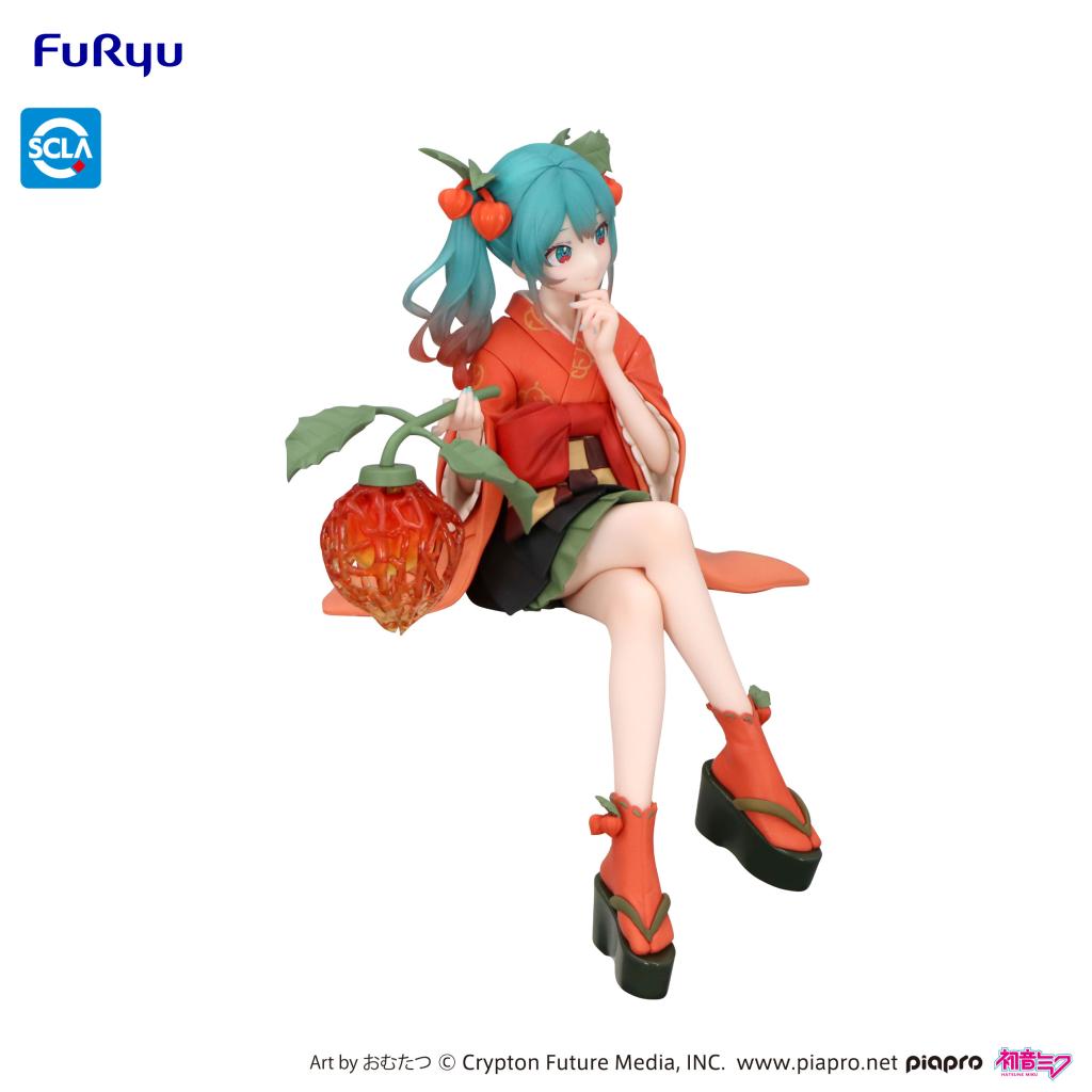 HATSUNE MIKU - Flower Fairy Winter - Statuette Noodle Stopper 15cm - 2