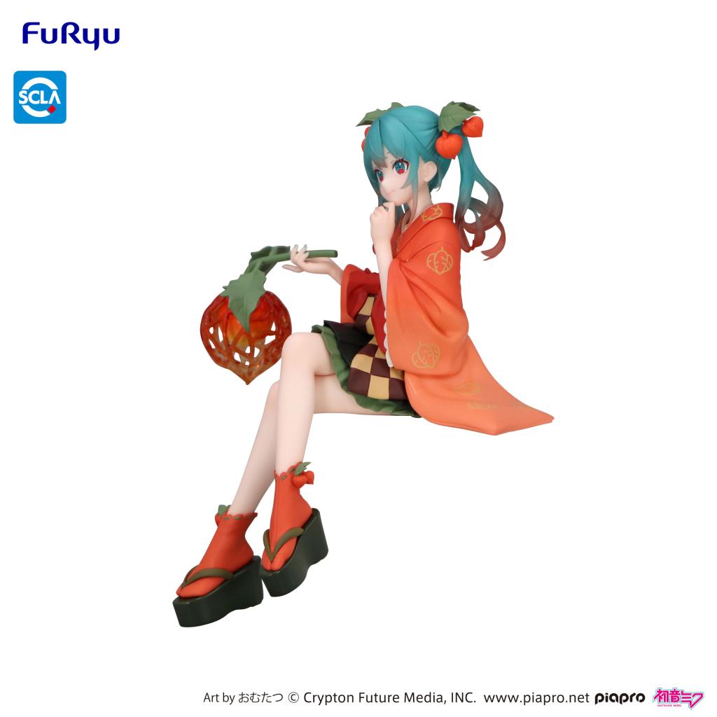 HATSUNE MIKU - Flower Fairy Winter - Statuette Noodle Stopper 15cm - 3