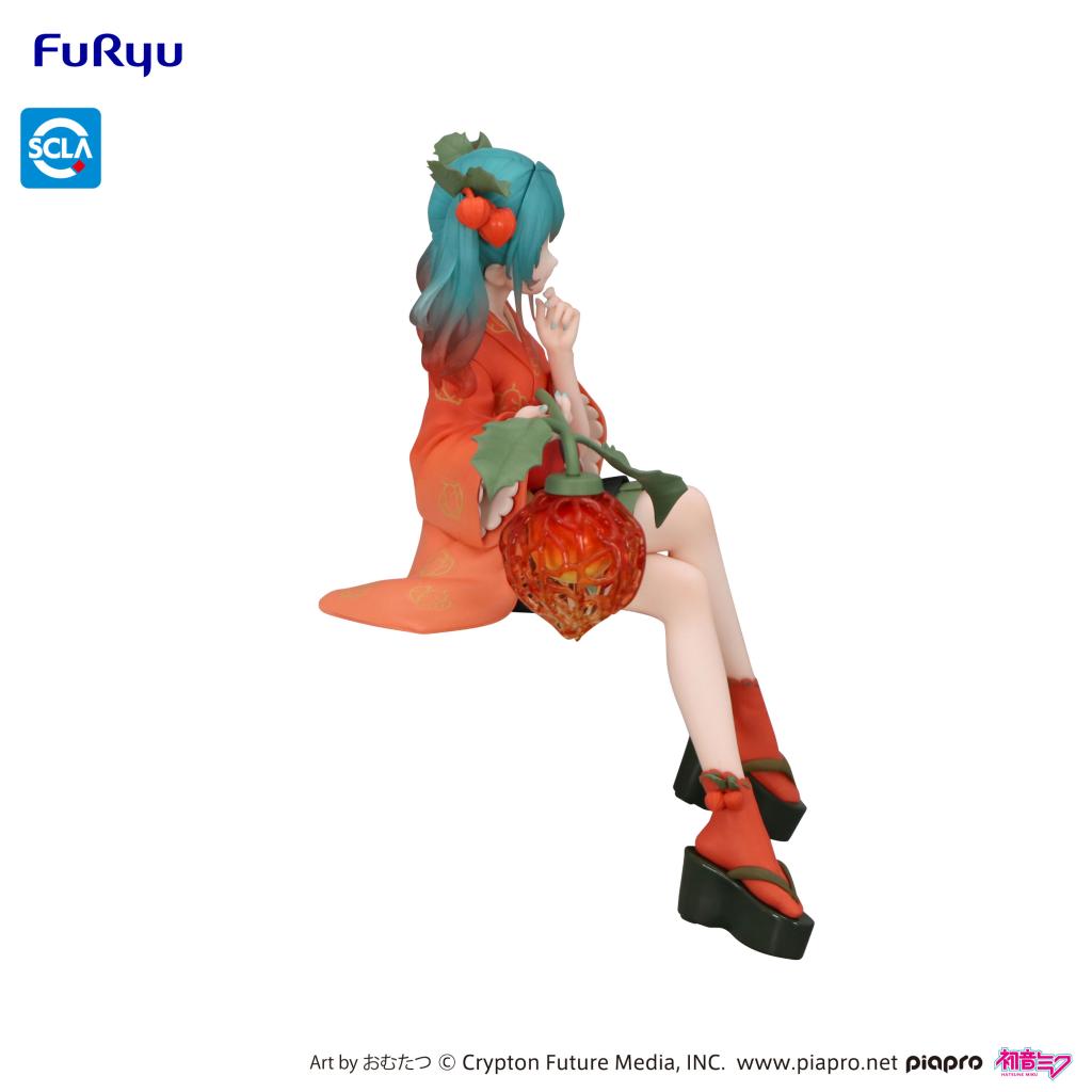 HATSUNE MIKU - Flower Fairy Winter - Statuette Noodle Stopper 15cm - 4