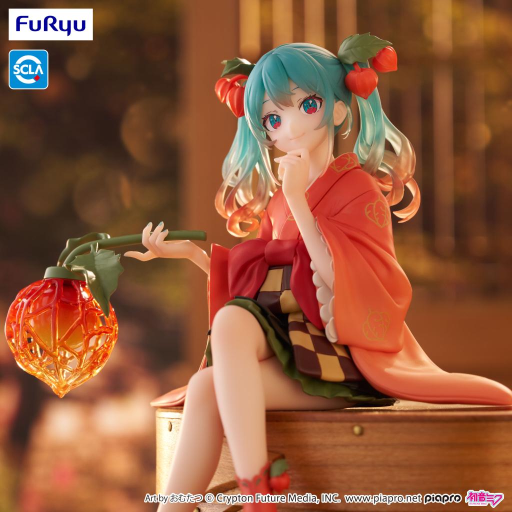 HATSUNE MIKU - Flower Fairy Winter - Statuette Noodle Stopper 15cm - 6