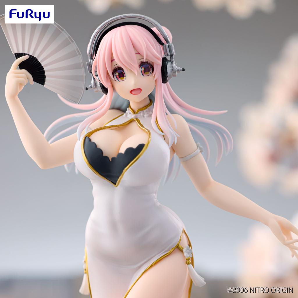 SUPER SONICO - White china dress - Statue Trio-Try-It 21cm - 2
