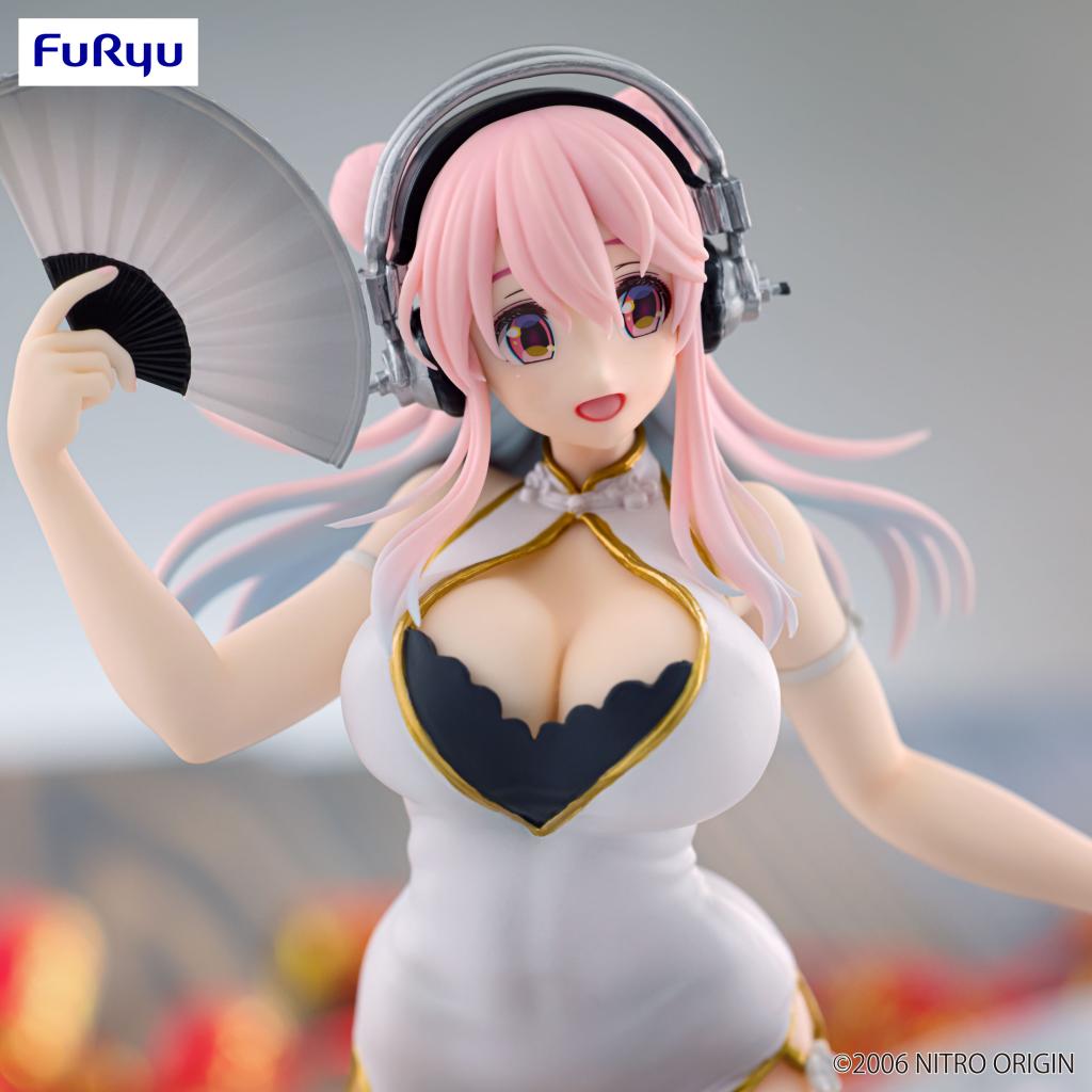 SUPER SONICO - White china dress - Statue Trio-Try-It 21cm - 3