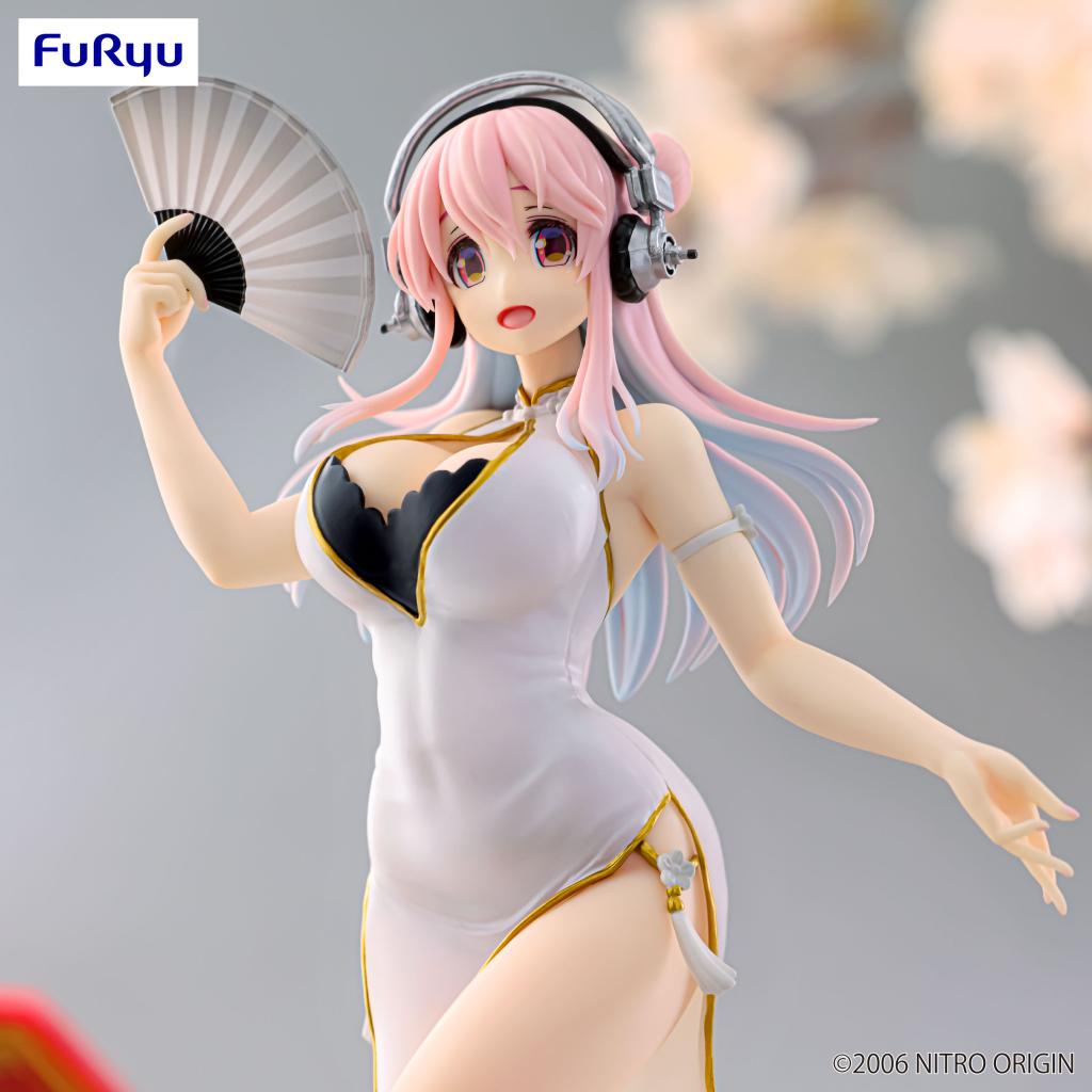 SUPER SONICO - White china dress - Statue Trio-Try-It 21cm - 4