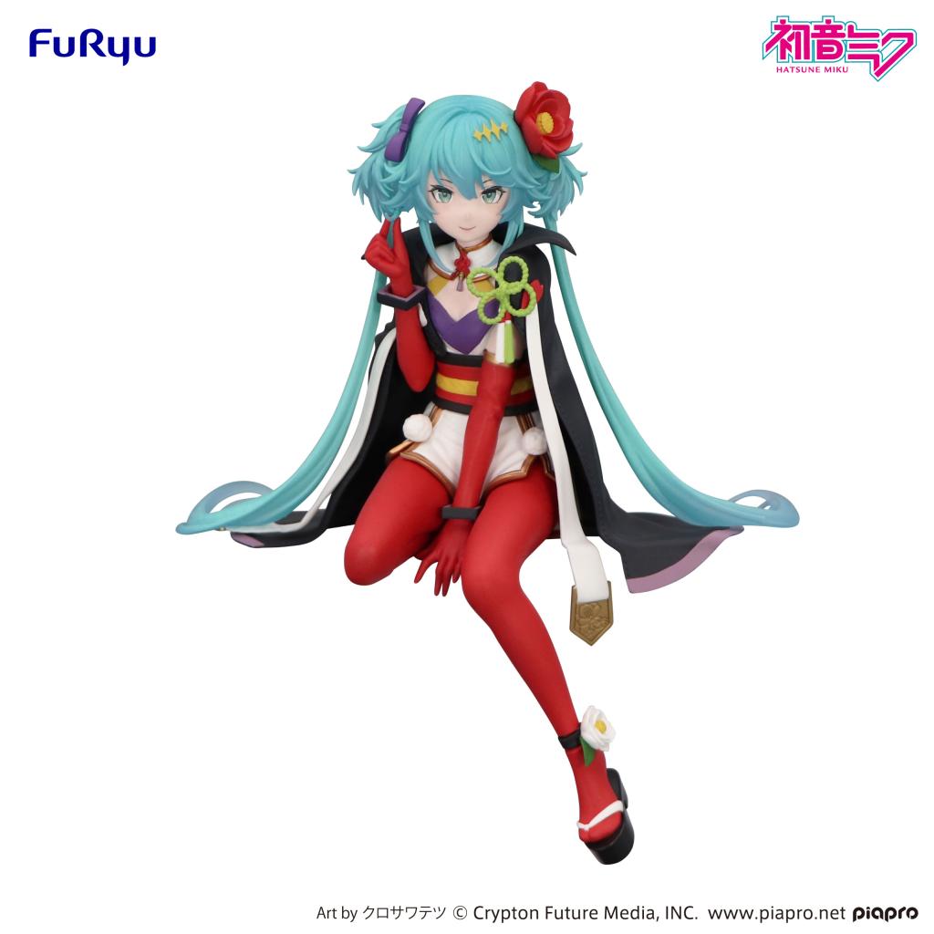 HATSUNE MIKU - Flower Fairy Camelia - Statue Noodle Stopper 15cm - 6
