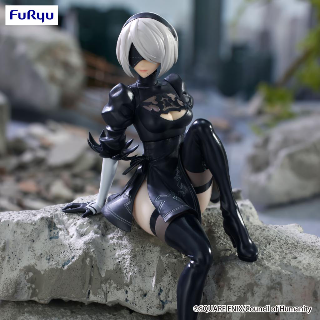 NIER AUTOMATA VER1.1A - 2B - Statue Noodle Stopper 13cm - 2