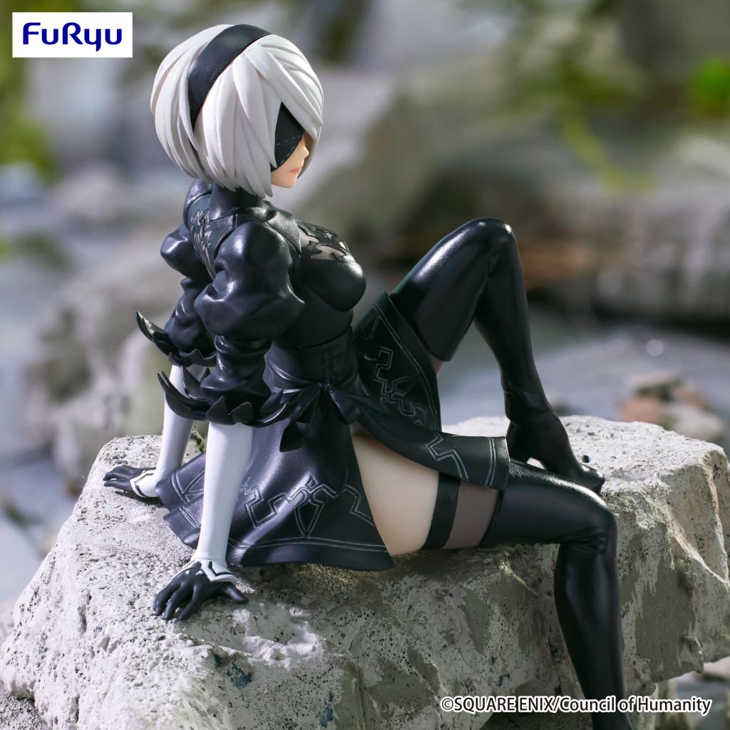 NIER AUTOMATA VER1.1A - 2B - Statue Noodle Stopper 13cm - 3