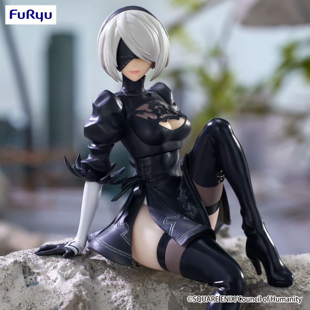NIER AUTOMATA VER1.1A - 2B - Statue Noodle Stopper 13cm - 4