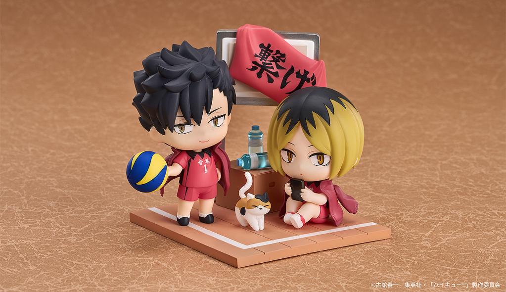 HAIKYU!! - Tetsuro Kuroo & Kenma Kozume - Figurines Qset+ 8.4cm - 2