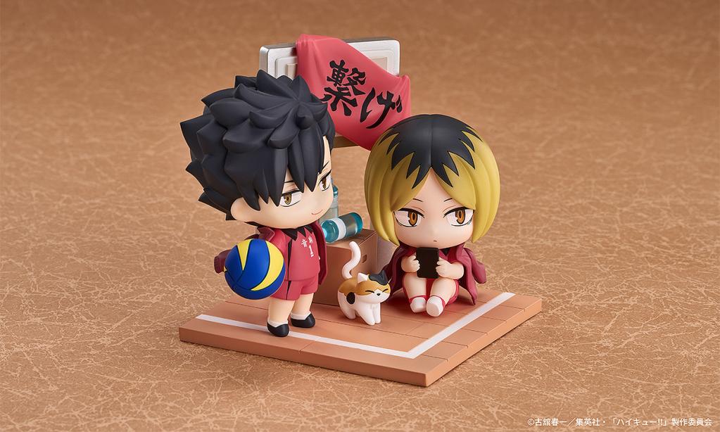 HAIKYU!! - Tetsuro Kuroo & Kenma Kozume - Figurines Qset+ 8.4cm - 3
