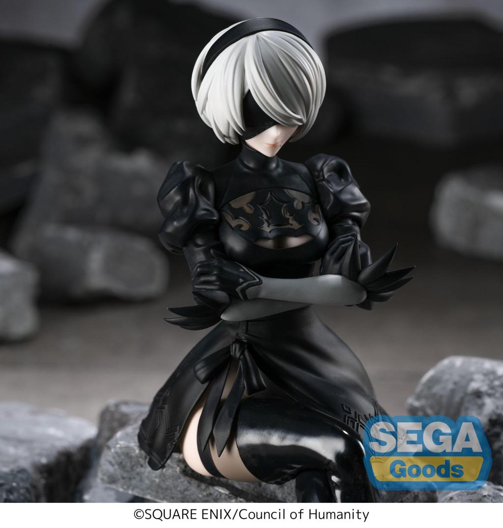 NIER AUTOMATA VER 1.1A - 2B - Statue PM Perching 13cm - 3