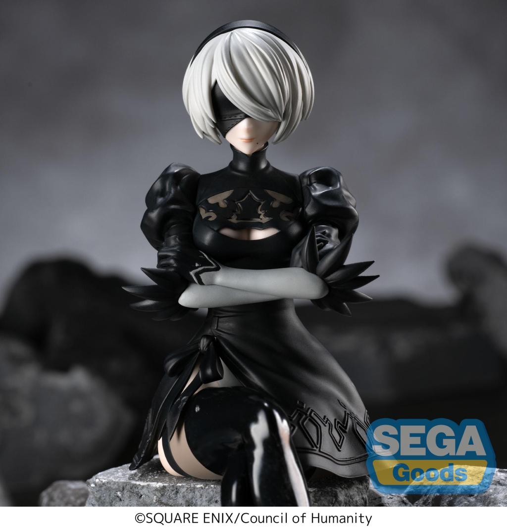 NIER AUTOMATA VER 1.1A - 2B - Statue PM Perching 13cm - 5