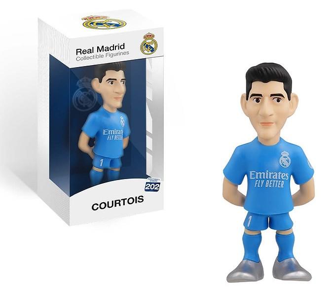 Figurines Real Madrid – Pack De 5 Joueurs (Courtois, Vinicius, Bellingham, Carvajal, Mbappé) – 7 Cm – Collection Minix