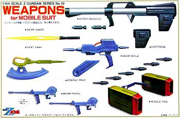 GUNDAM - 1/144  BUKI SET - Model Kit - 2