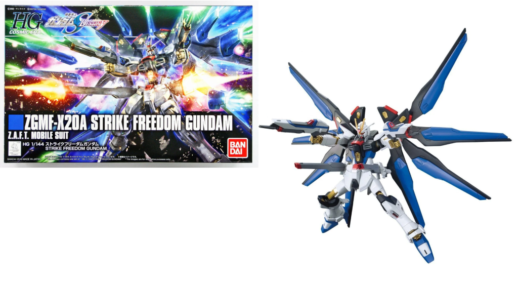 GUNDAM HG 1/144 ZGMFX20A Strike Freedom Gundam Model Kit