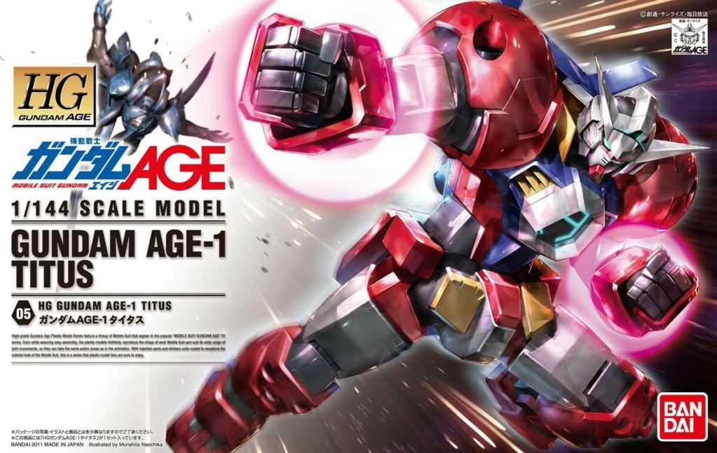 GUNDAM - HG 1/144 GUNDAM AGE-1 TITUS - Model Kit - 2