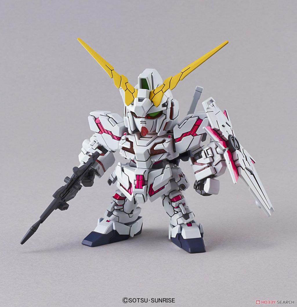 GUNDAM - SD Gundam Ex-Standard 005 Unicorn Destroy - Model Kit 8cm - 3
