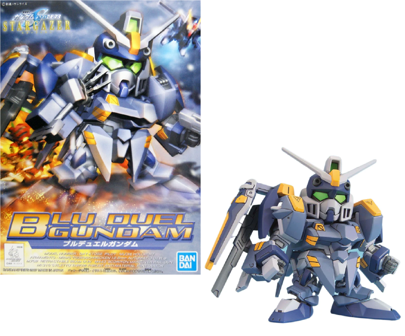 GUNDAM - SD Gundam - Blu Duel Gundam - Maquette