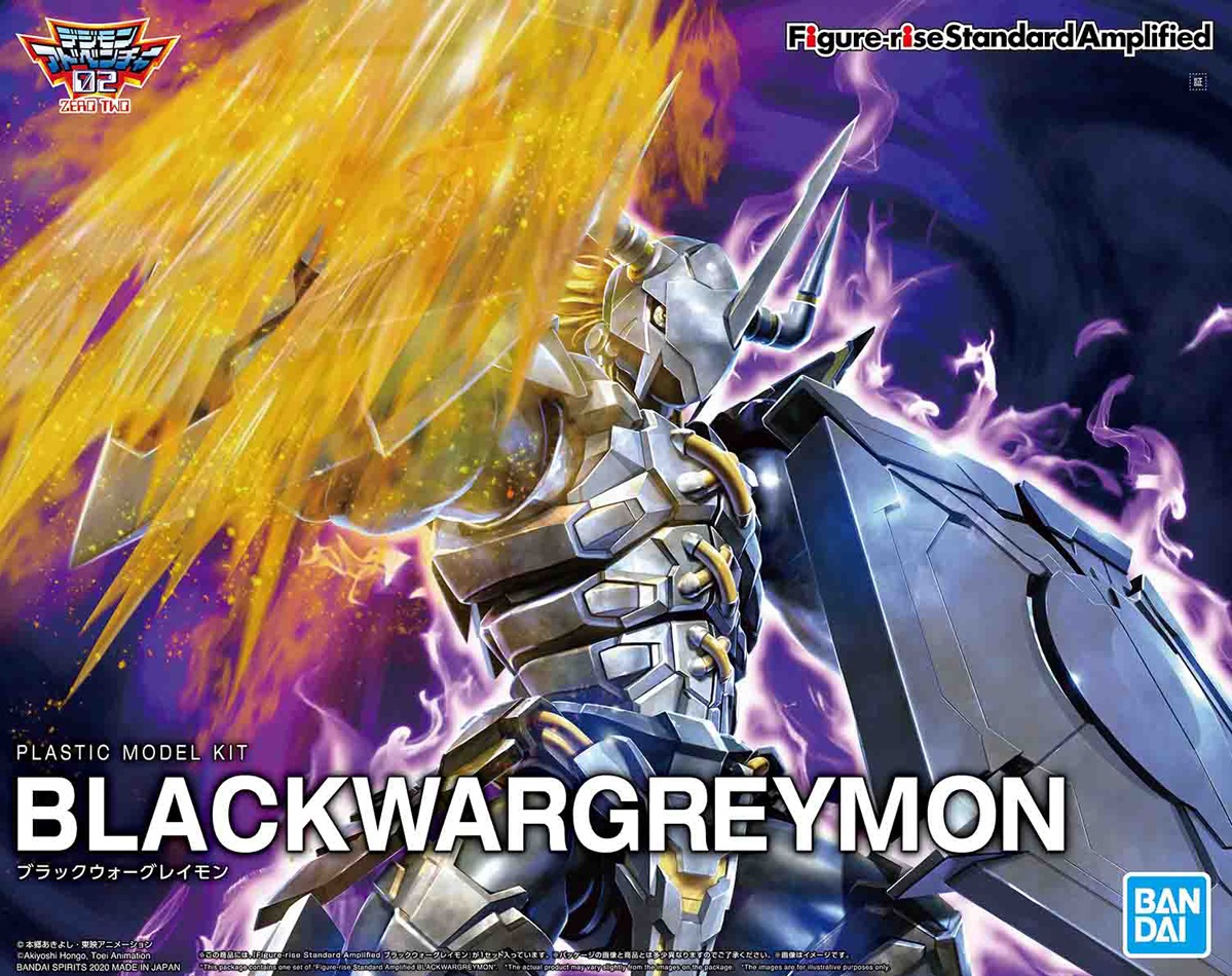 DIGIMON Figurerise Standard Amplified Black Wargreymon Model Kit Model