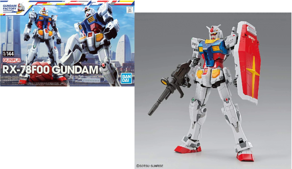 GUNDAM - 1/144 RX-78F00 Gundam - Model Kit : ShopForGeek.com