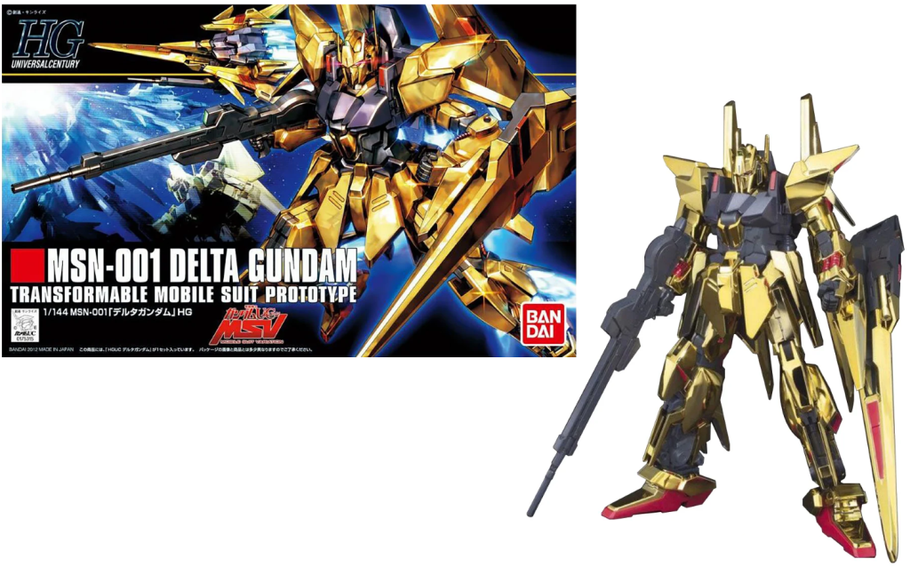 ロボット HG_MSN-001_DELTA GUNDAM Bandai HGUC 1/144 MSN-001-2 Delta Gundam Unit 2 Ver.GFT