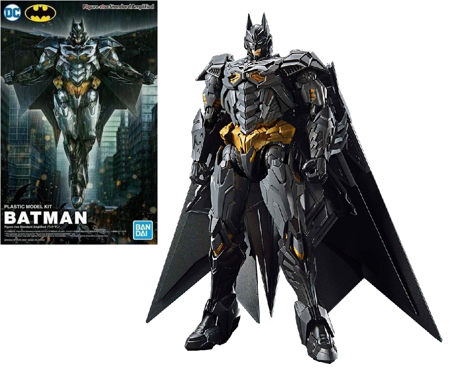 BANDAI Figure Rise Amplified Batman Model Kit REPROD