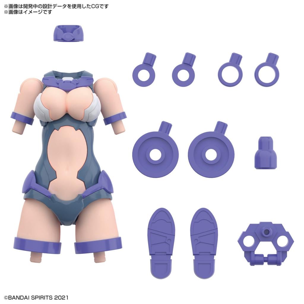 30MS - 30MS Option Body Parts Type A02 (Color A) - Model Kit - 4