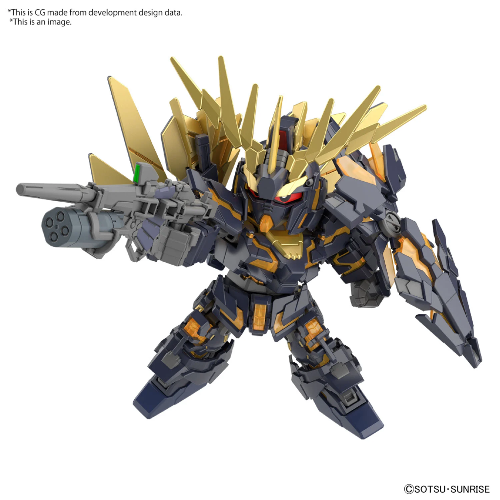 SD GUNDAM -Cross Silhouette Unicorn 02 Banshee & Norn Parts -Model Kit - 2