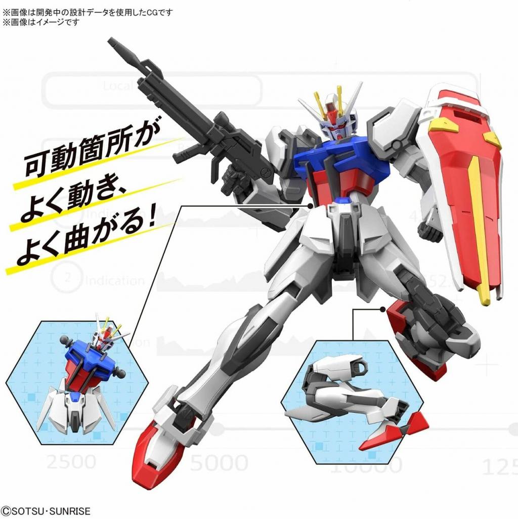 GUNDAM - Entry Grade 1/144 Strike Gundam - Model Kit - 6