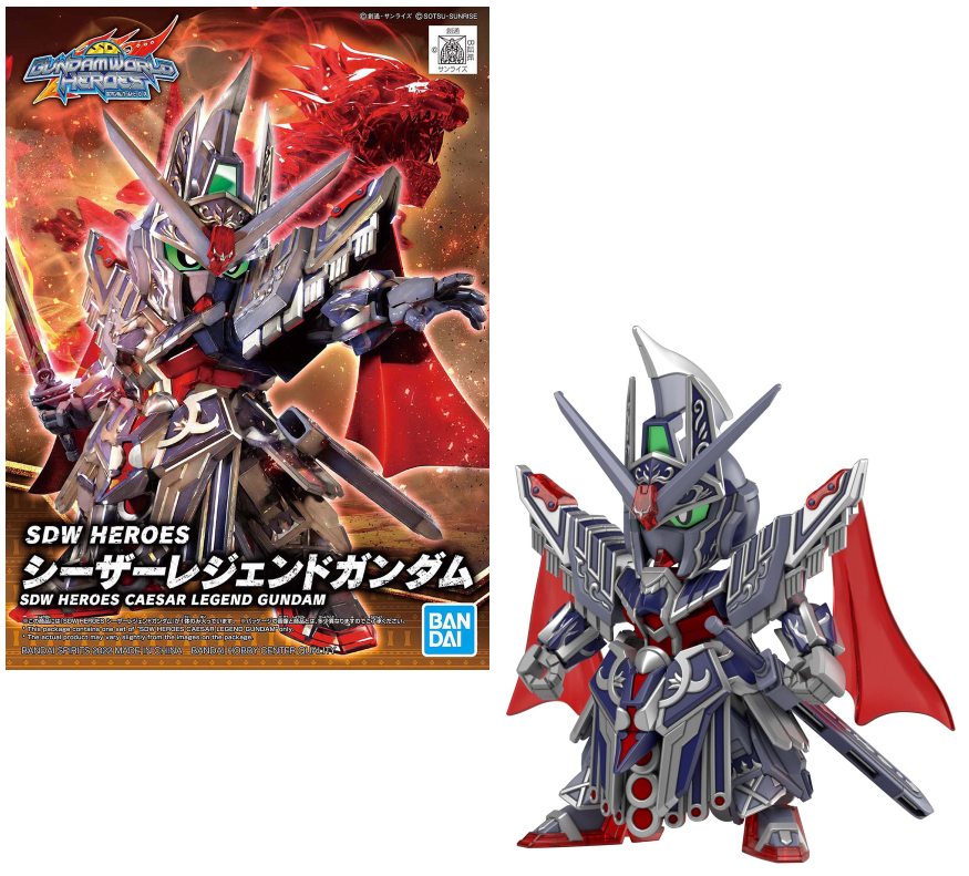 Bandai SDW Heroes Caesar Legend Gundam - Modellbausatz Figuren