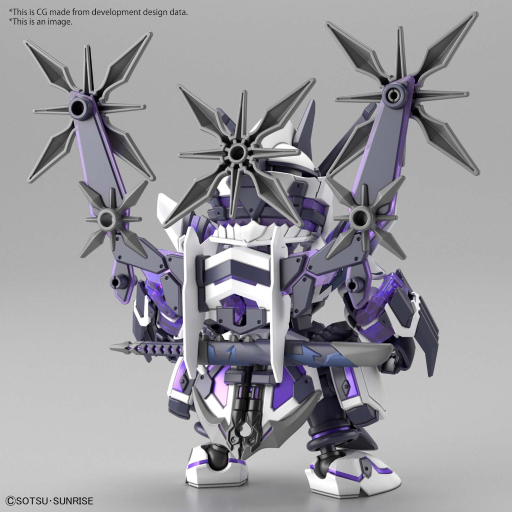 GUNDAM - SDW Heroes Saizo Gundam Delta Kai - Model Kit - 3
