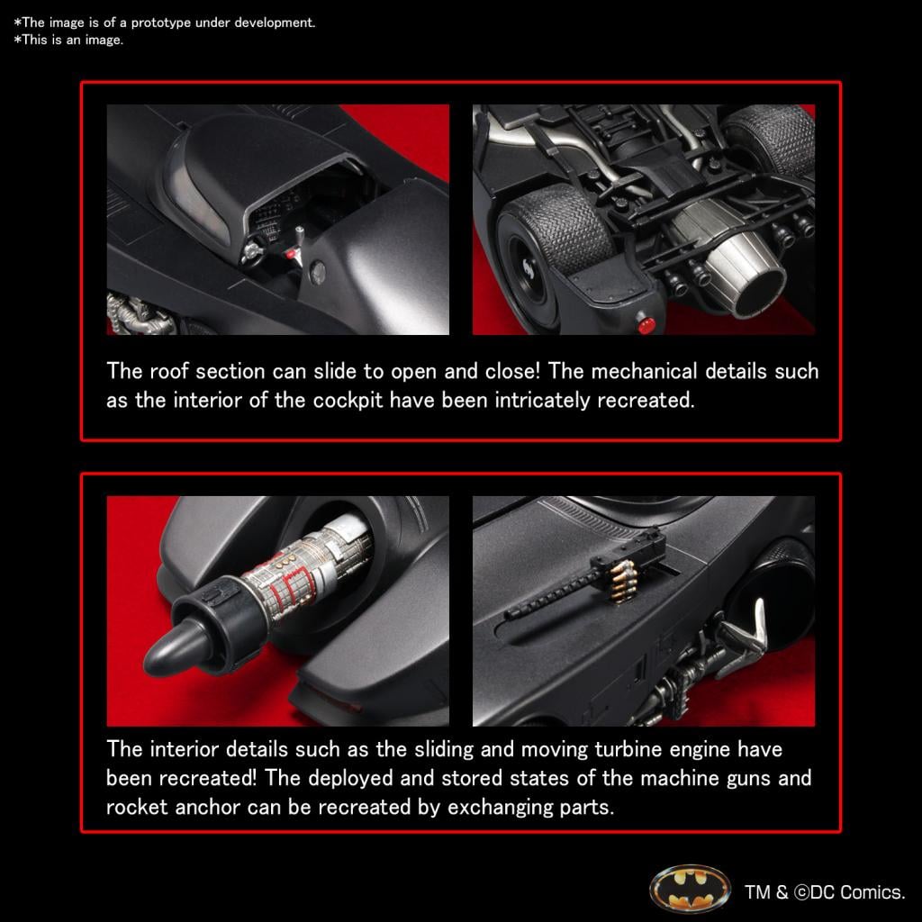 DC COMICS - Batman 1/35 Batmobile - Model Kit : ShopForGeek.com: Model ...