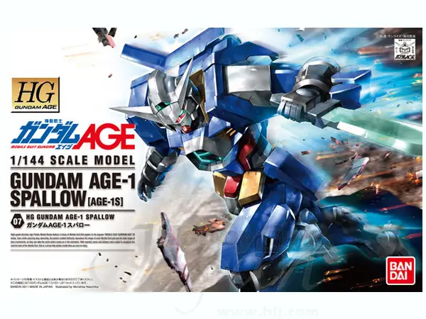 GUNDAM - HG 1/144 GUNDAM AGE-1 SPALLOW - Model Kit - 2