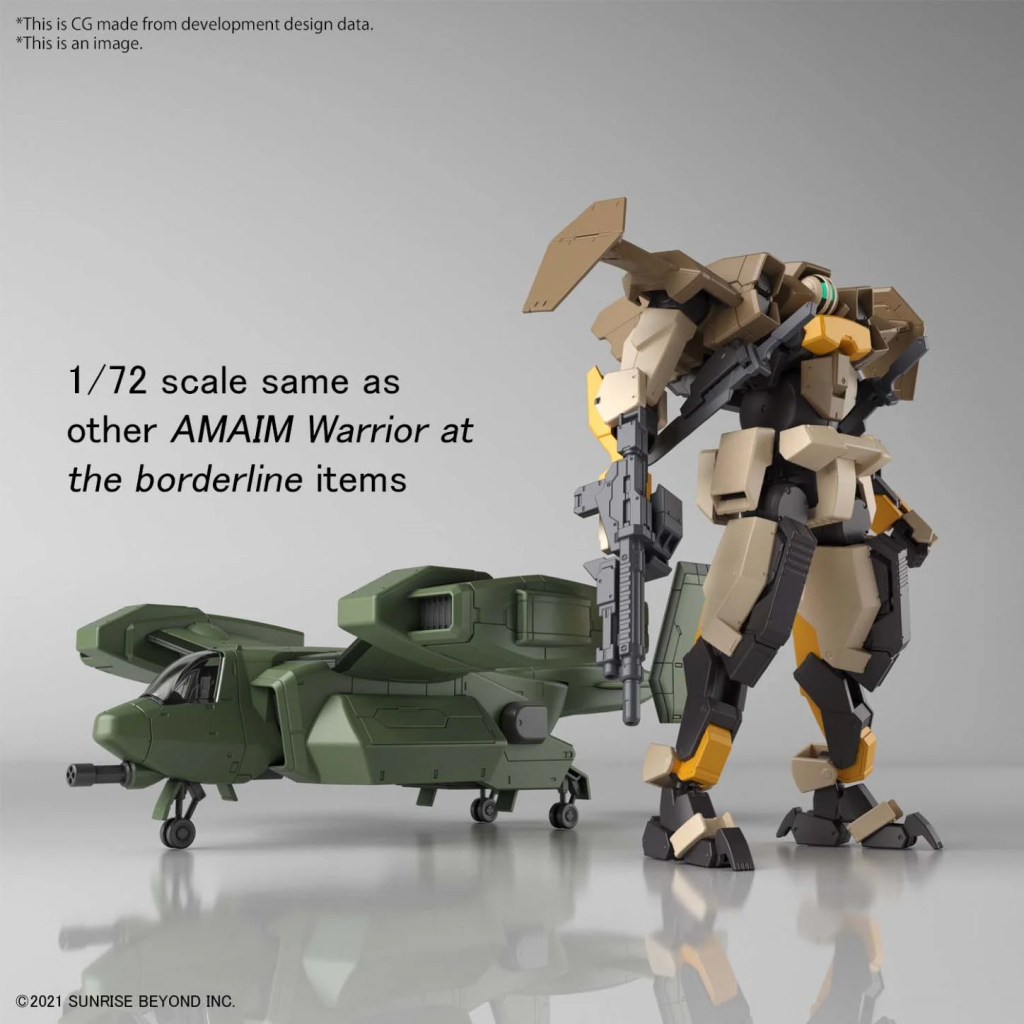 GUNDAM - HG 1/72 V-33 Stork Carrier - Model Kit - 5