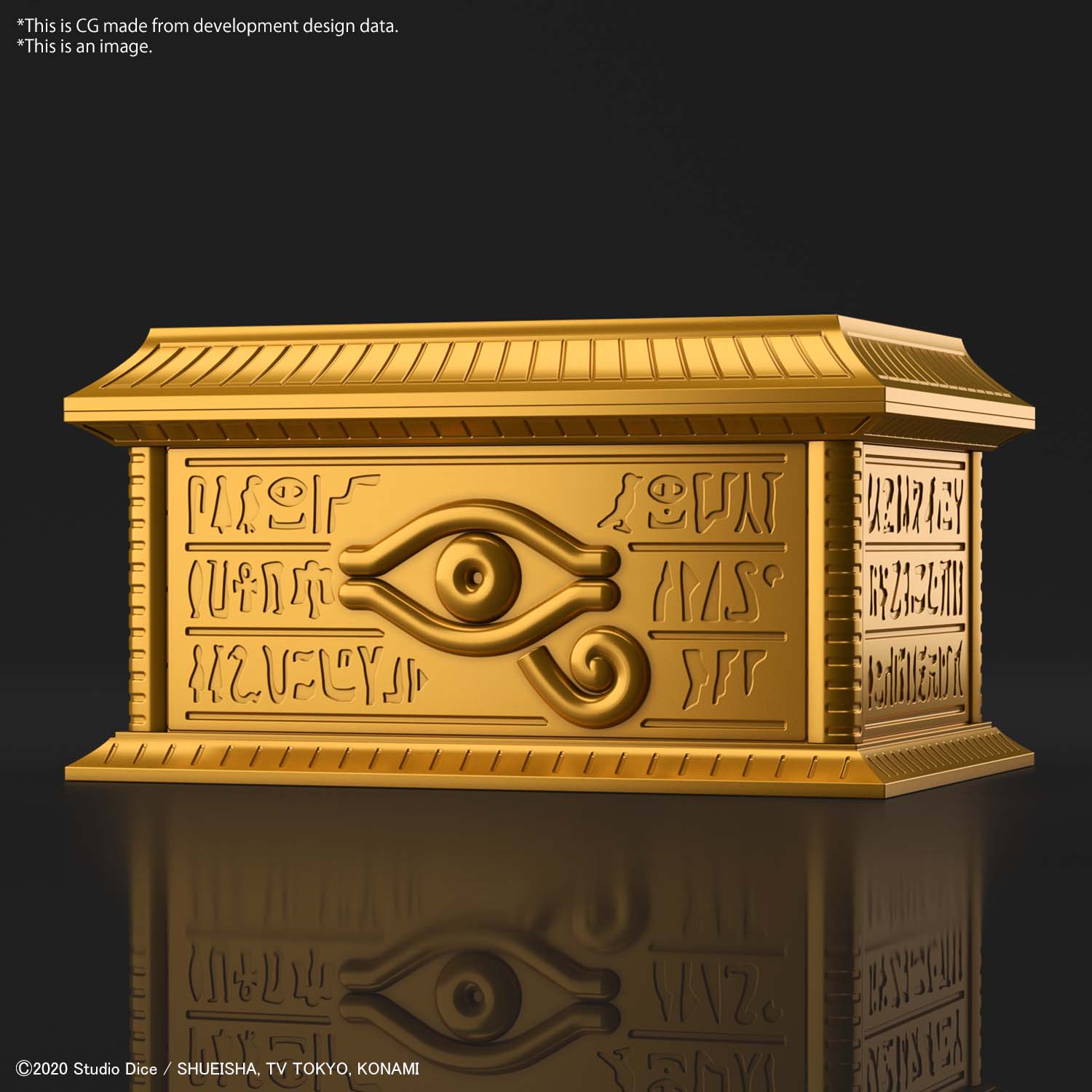 YU-GI-OH! - Gold Sarcophagus for Millennium Puzzle - Model Kit_IMAGE_1