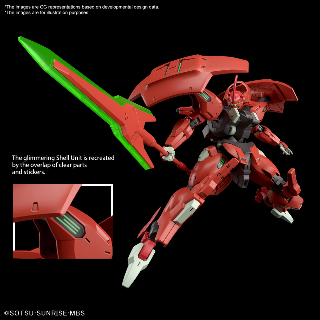 GUNDAM - HG 1/144 Darilbalde - Model Kit - 4