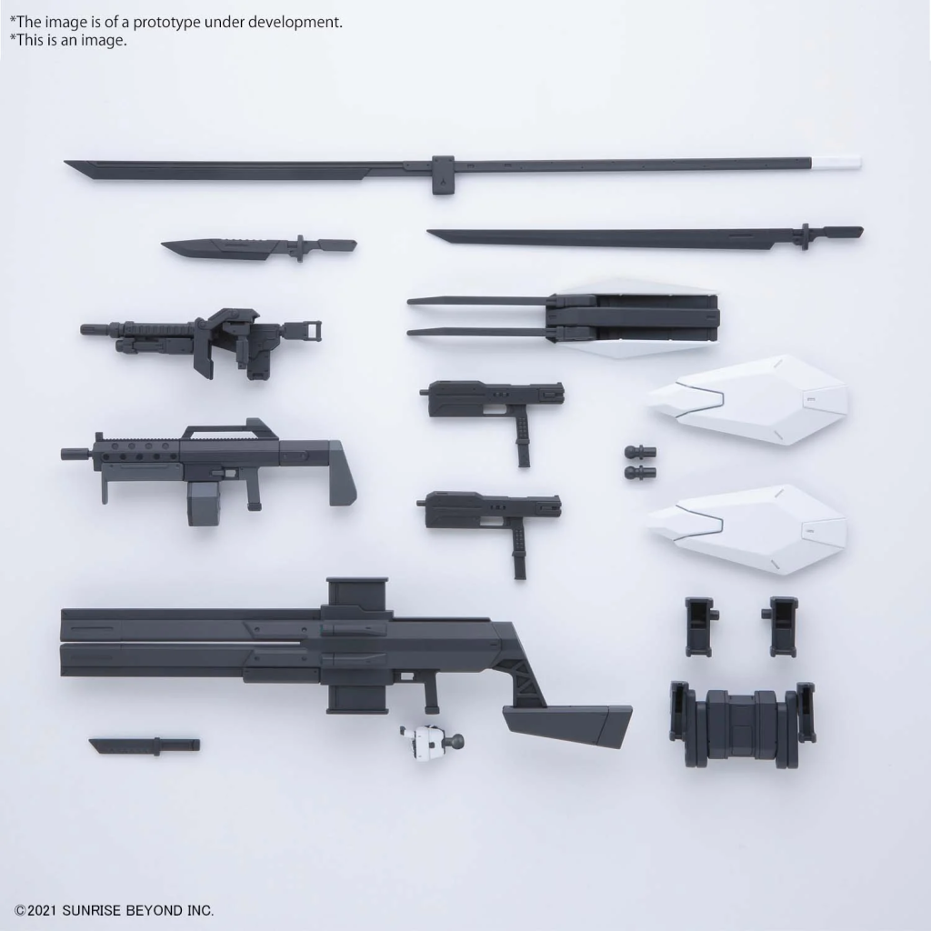 AMAIM - HG 1/72 AMAIM Warrior at the Borderline Weapon Set - Model Kit - 2