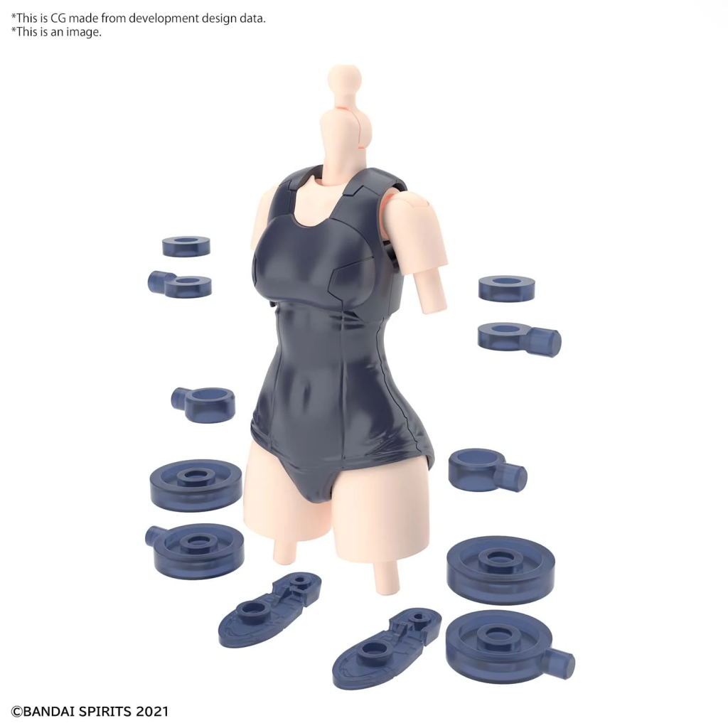 30MS - 30MS Option Body Parts Type S02 (Color B) - Model Kit - 2