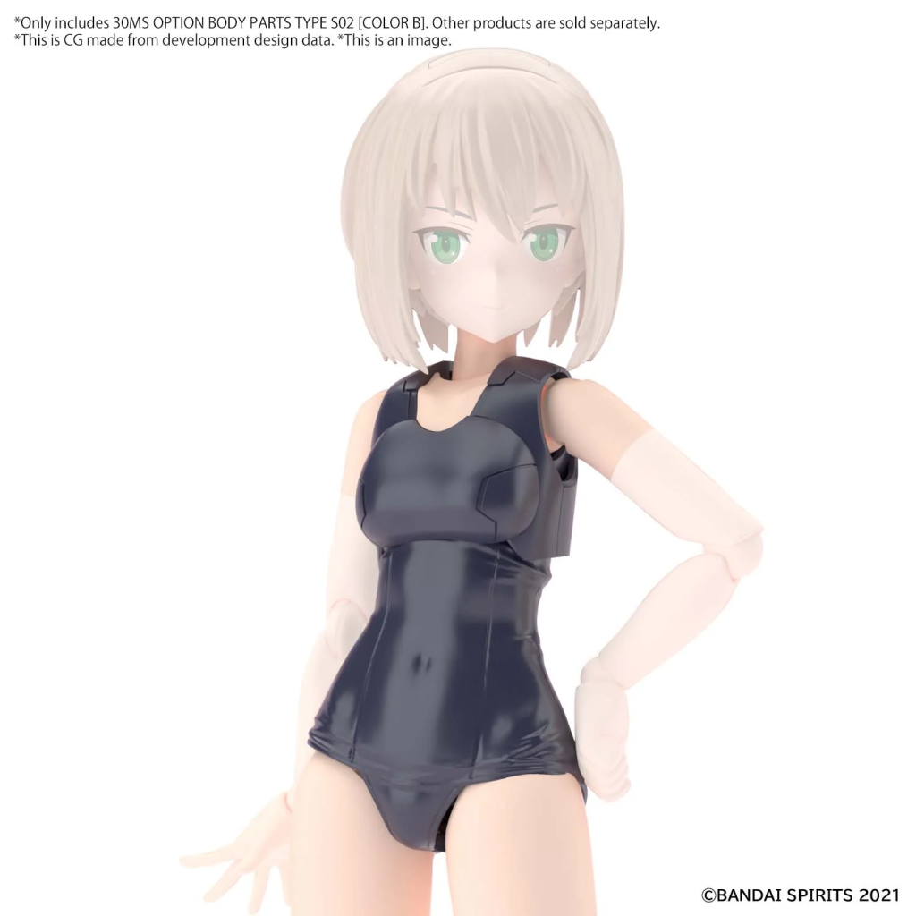 30MS - 30MS Option Body Parts Type S02 (Color B) - Model Kit - 3