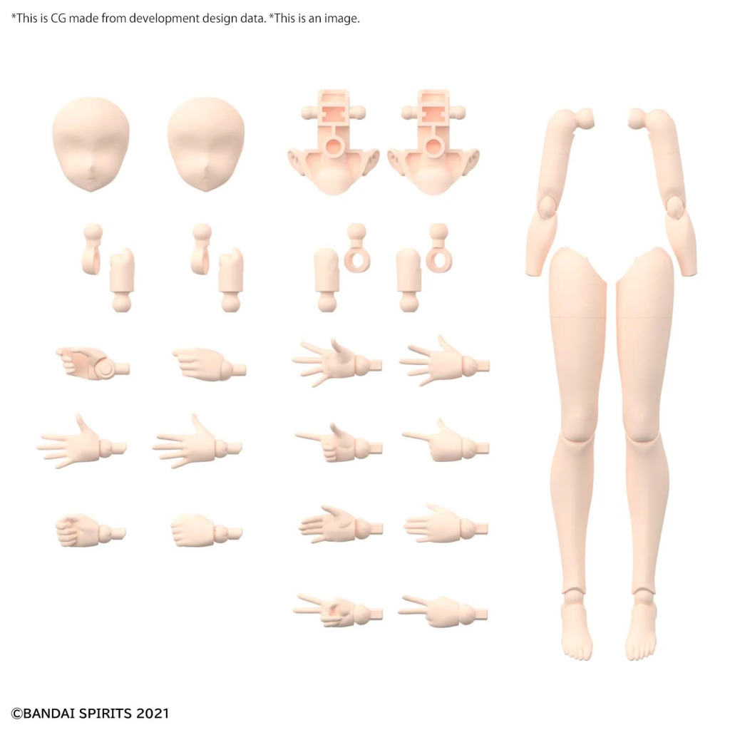 30MS - 30MS Option Body Parts Arm & Leg Parts (Color B) - Model Kit - 2