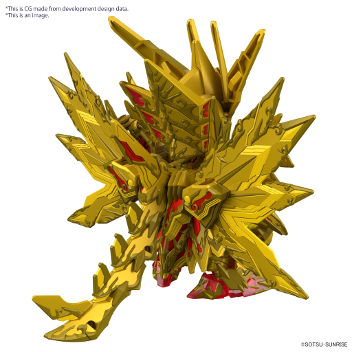 GUNDAM - SDW Heroes Superior Strike F Dragon - Model Kit - 3