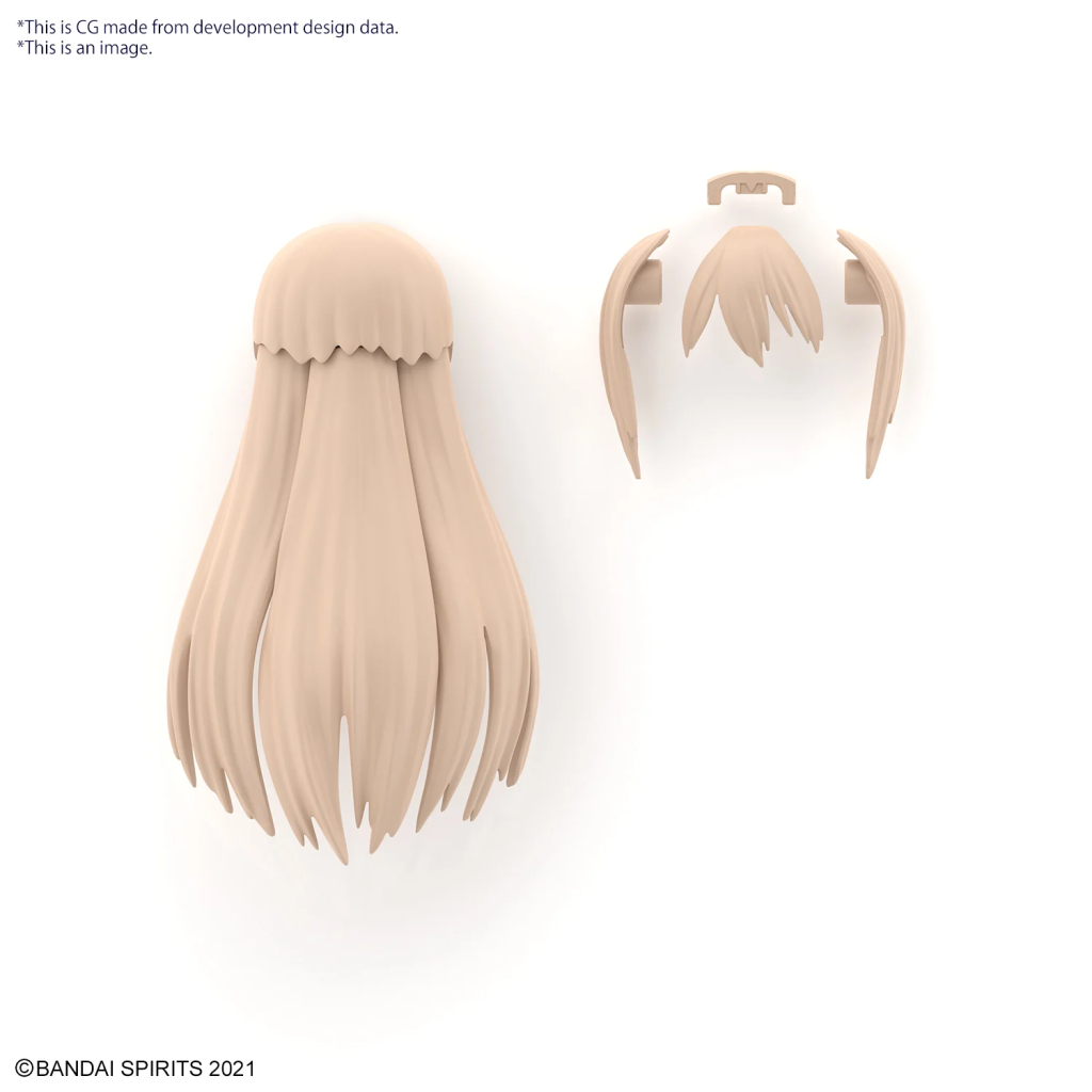 30MS - Option Hair Style Parts Vol.7 All 4 Types - Model Kit - 2