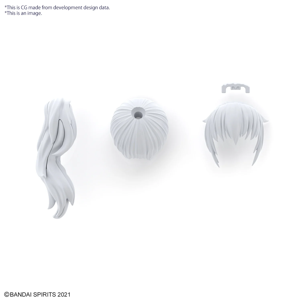 30MS - Option Hair Style Parts Vol.7 All 4 Types - Model Kit - 4