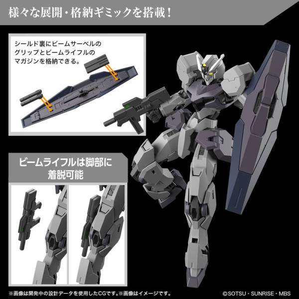 GUNDAM THE WITCH FROM MERCURY - Gundvolva - Model Kit - 4